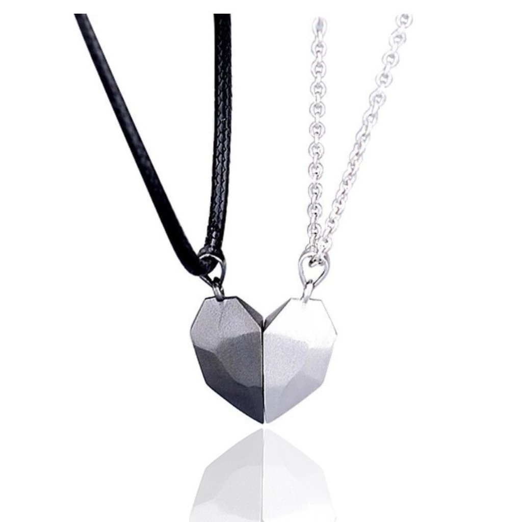 Heart Magnet Necklace Set For Couple-Boyfrind Girlfriend Husband Wife Gift 29$